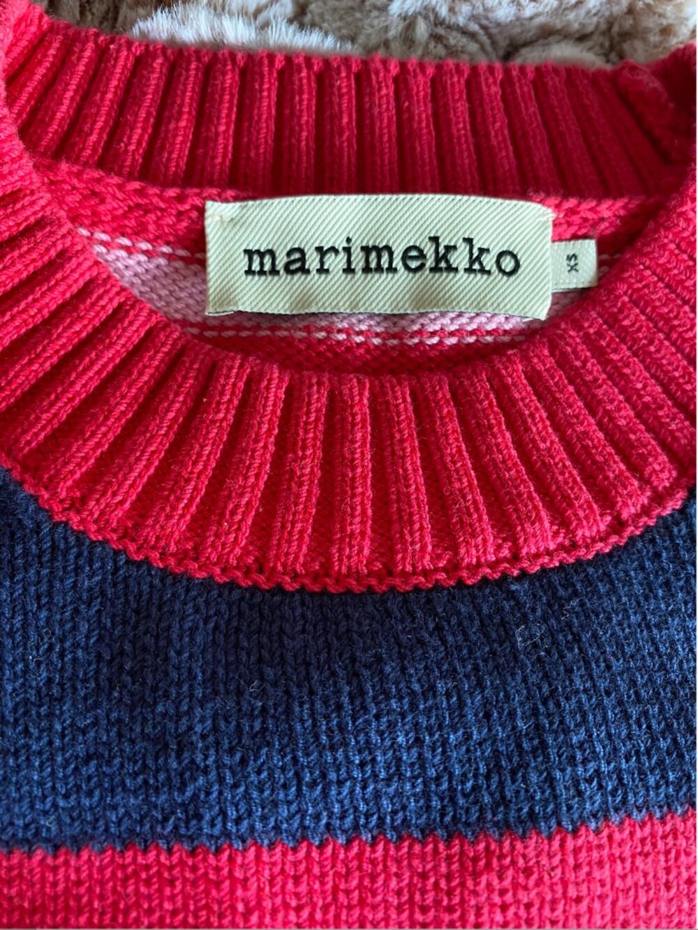NWOT Marimekko Kesakoju Maalis Patja Knitted Top Size XS - Picture 6 of 7